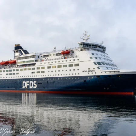 Crown Seaways oplagt i København d. 14/11-2020. Foto: Nicolaj D. Jepsen