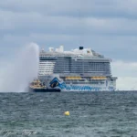 AIDAnova – IMO 9781865 anløber Kalundborg d. 8. juli 2022. Foto: Nicolaj D. Jepsen