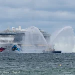 AIDAnova – IMO 9781865 anløber Kalundborg d. 8. juli 2022. Foto: Nicolaj D. Jepsen