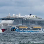 AIDAnova – IMO 9781865 anløber Kalundborg d. 8. juli 2022. Foto: Nicolaj D. Jepsen