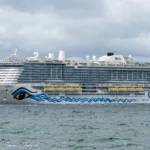 AIDAnova – IMO 9781865 anløber Kalundborg d. 8. juli 2022. Foto: Nicolaj D. Jepsen