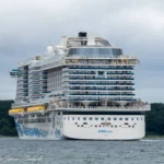 AIDAnova – IMO 9781865 anløber Kalundborg d. 8. juli 2022. Foto: Nicolaj D. Jepsen