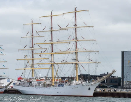 Dar Młodzieży til Tall Ship Races i Esbjerg d. 10. juli 2022. Foto: Nicolaj D. Jepsen