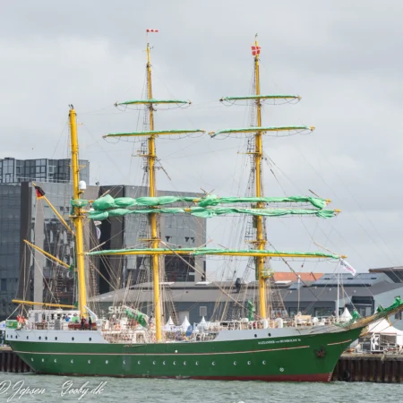 Alexander von Humboldt II til Tall Ship Races i Esbjerg d. 10. juli 2022. Foto: Nicolaj D. Jepsen