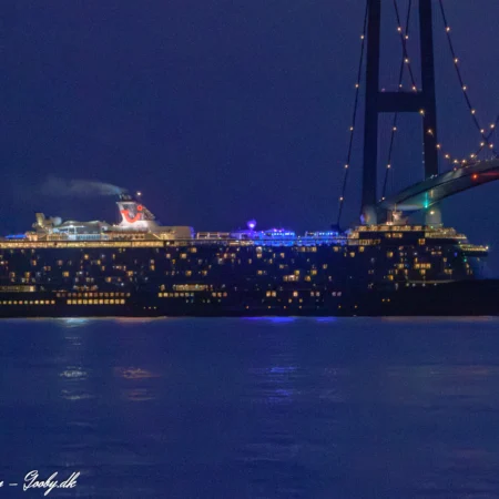 Mein Schiff 6 nordgående i Storebælt 18. maj 2023. Foto: Nicolaj D. Jepsen