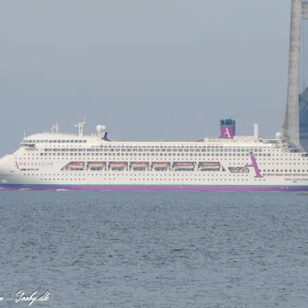 Ambience sydgående i Storebælt d. 19. maj 2023. Foto: Nicolaj D. Jepsen