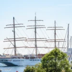 Sea Cloud Spirit afsejler fra København d. 9. juli 2023. Foto: Nicolaj D. Jepsen