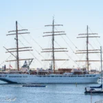 Sea Cloud Spirit afsejler fra København d. 9. juli 2023. Foto: Nicolaj D. Jepsen