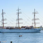 Sea Cloud Spirit afsejler fra København d. 9. juli 2023. Foto: Nicolaj D. Jepsen