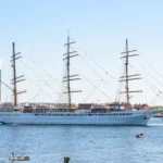 Sea Cloud Spirit afsejler fra København d. 9. juli 2023. Foto: Nicolaj D. Jepsen