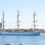 Sea Cloud Spirit afsejler fra København d. 9. juli 2023. Foto: Nicolaj D. Jepsen