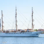 Sea Cloud Spirit afsejler fra København d. 9. juli 2023. Foto: Nicolaj D. Jepsen