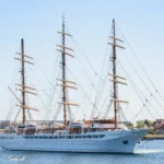 Sea Cloud Spirit afsejler fra København d. 9. juli 2023. Foto: Nicolaj D. Jepsen