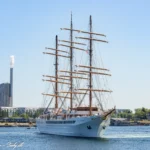 Sea Cloud Spirit afsejler fra København d. 9. juli 2023. Foto: Nicolaj D. Jepsen