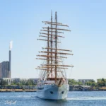 Sea Cloud Spirit afsejler fra København d. 9. juli 2023. Foto: Nicolaj D. Jepsen