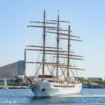 Sea Cloud Spirit afsejler fra København d. 9. juli 2023. Foto: Nicolaj D. Jepsen