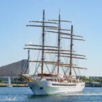 Sea Cloud Spirit afsejler fra København d. 9. juli 2023. Foto: Nicolaj D. Jepsen