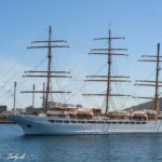 Sea Cloud Spirit afsejler fra København d. 9. juli 2023. Foto: Nicolaj D. Jepsen