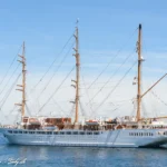 Sea Cloud Spirit afsejler fra København d. 9. juli 2023. Foto: Nicolaj D. Jepsen