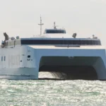 EXPRESS 4 - IMO 9824564 i Odden Færgehavn d. 28/07-2020. Foto: Nicolaj D. Jepsen