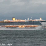 Costa Toscana - IMO 9781891 passerer Storebælt d. 05/12-2021. Foto: Nicolaj D. Jepsen