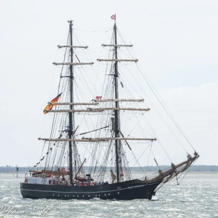 Roald Amundsen til Tall Ship Races i Esbjerg d. 10. juli 2022. Foto: Nicolaj D. Jepsen