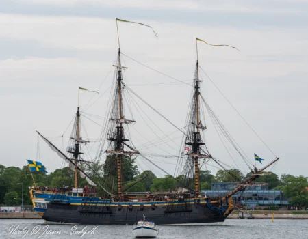 Götheborg afsejler fra København d. 24. juli 2022. Foto: Nicolaj D. Jepsen