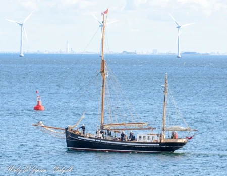 Jutta af Christianshavn passerer Oceankaj i København d. 13. september 2022. Foto: Nicolaj D. Jepsen