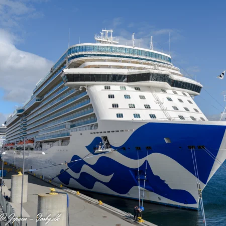 Sky Princess på Oceankaj i København d. 13. september 2022. Foto: Nicolaj D. Jepsen