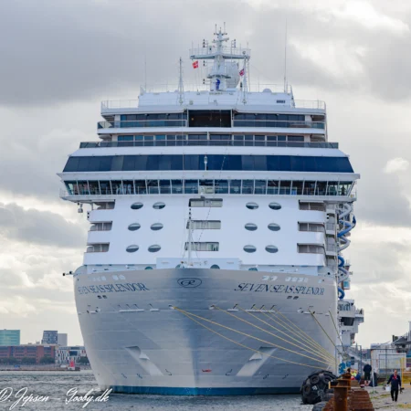 Seven Seas Splendor på Oceankaj i København d. 13. september 2022. Foto: Nicolaj D. Jepsen