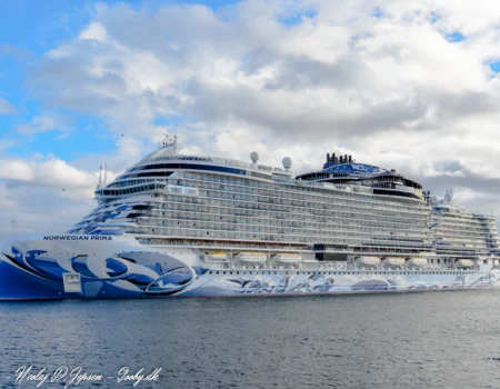 Norwegian Prima afsejler fra København d. 13. september 2022. Foto: Nicolaj D. Jepsen