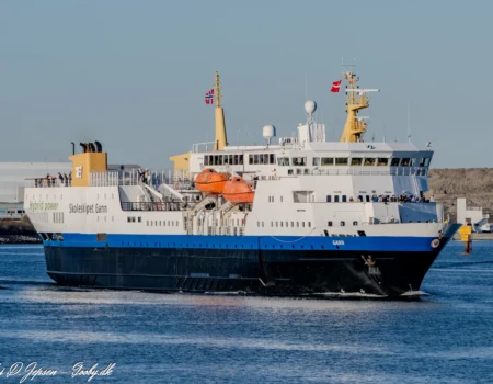 Gann anløber København d. 3. april 2025. Foto: Nicolaj D. Jepsen