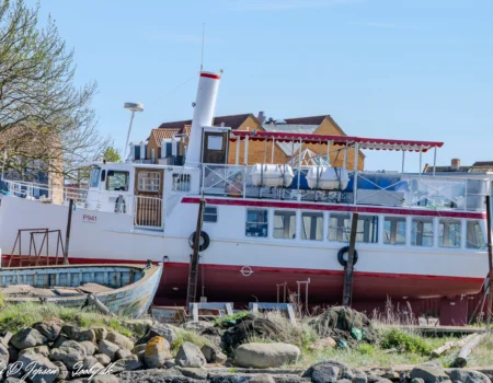 Skjelskør V på beddingen i Korsør d. 6. maj 2025. Foto: Nicolaj D. Jepsen