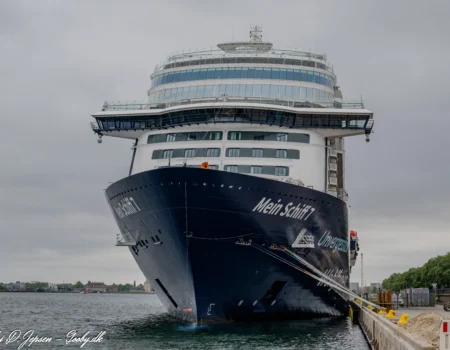 Mein Schiff 7 ved Langelinie d. 10. maj 2025. Foto: Nicolaj D. Jepsen
