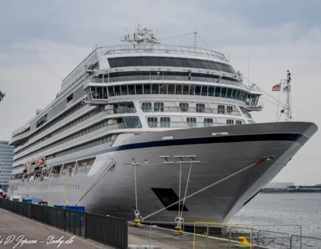 Viking Saturn ved Langelinie d. 21. juli 2025. Foto: Nicolaj D. Jepsen