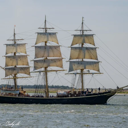 Georg Stage afsejler fra Esbjerg d. 9. august 2025. Foto: Nicolaj D. Jepsen