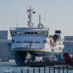 National Geographic Explorer langs Nordre Toldbod i København d. 11. april 2026. Foto: Nicolaj D. Jepsen