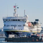 National Geographic Explorer langs Nordre Toldbod i København d. 11. april 2026. Foto: Nicolaj D. Jepsen