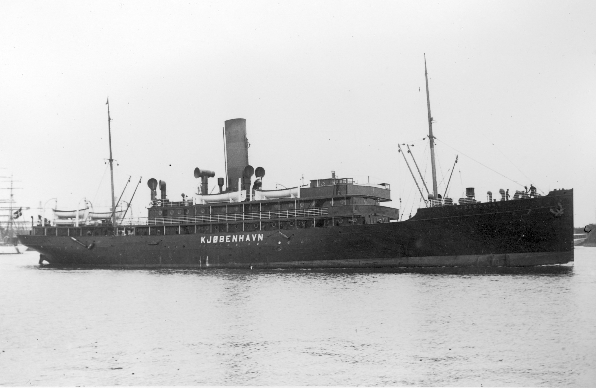 S/S Kjøbenhavn. Foto: Hans J. Hansen, Rettigheder: M/S Museet for Søfart, CC-BY-NC-SA