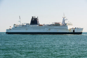 Prins Joachim på vej ind til Gedser d. 8. maj 2016. Foto: Nicolaj D. Jepsen