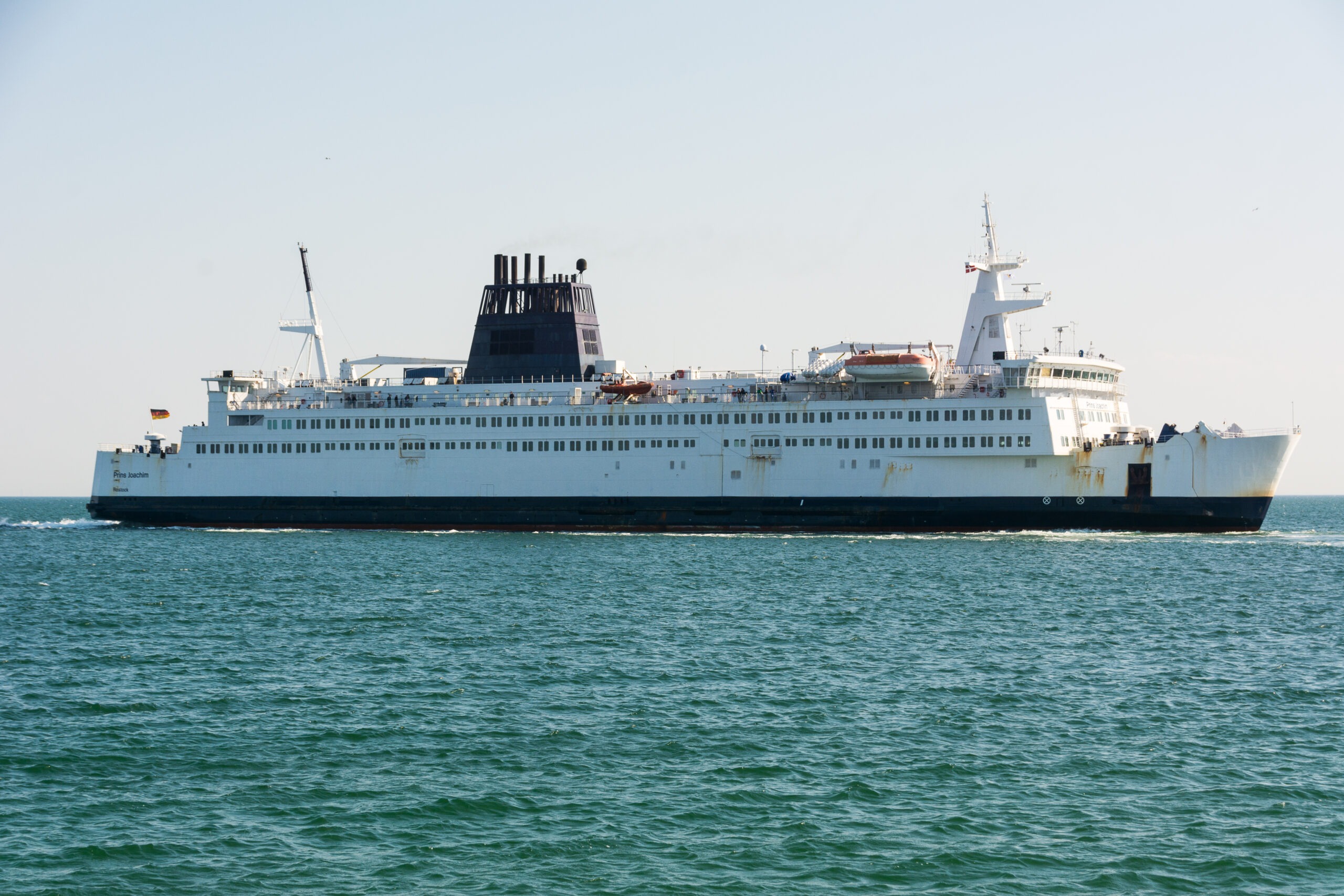 Prins Joachim på vej ind til Gedser d. 8. maj 2016. Foto: Nicolaj D. Jepsen