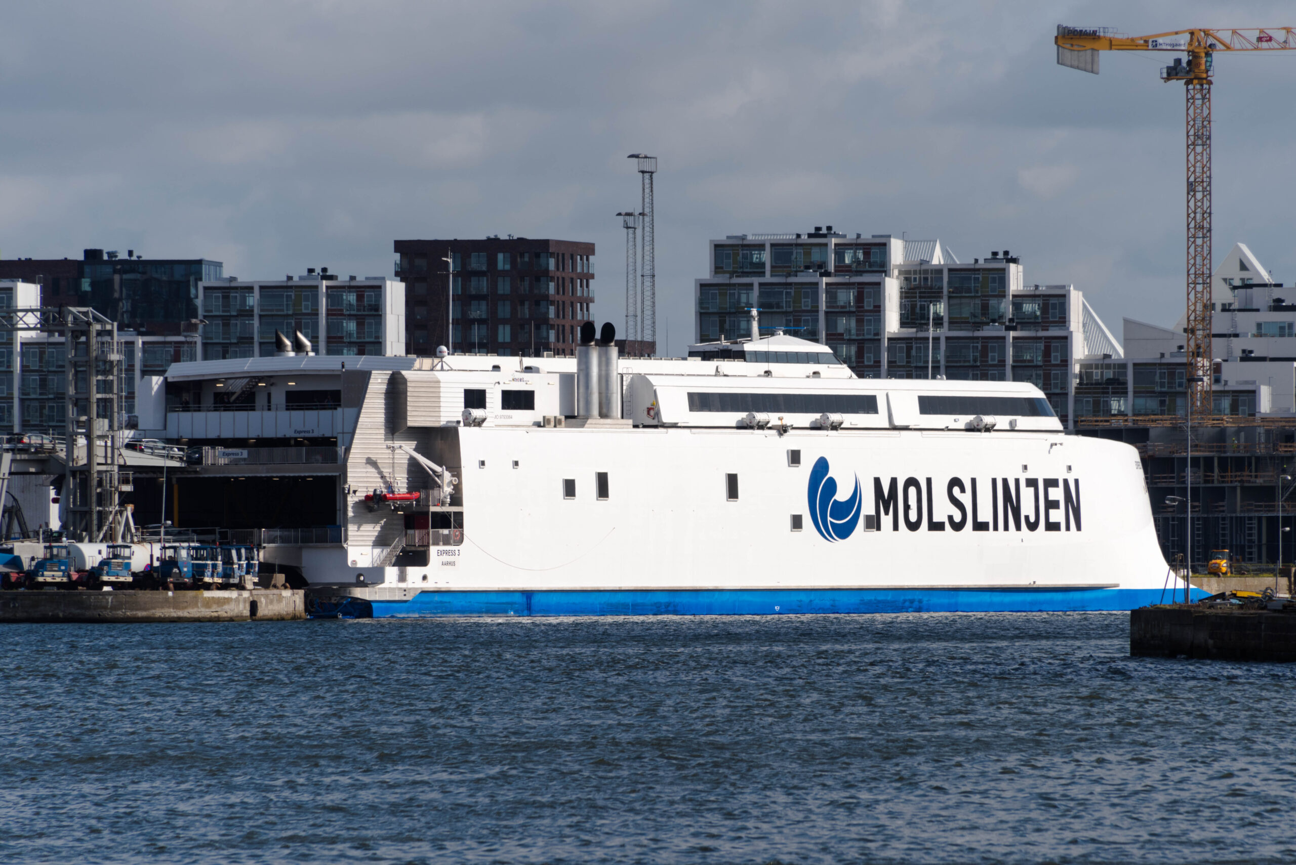 Express 3 i Aarhus havn d. 25. august 2017. Foto: Nicolaj D. Jepsen