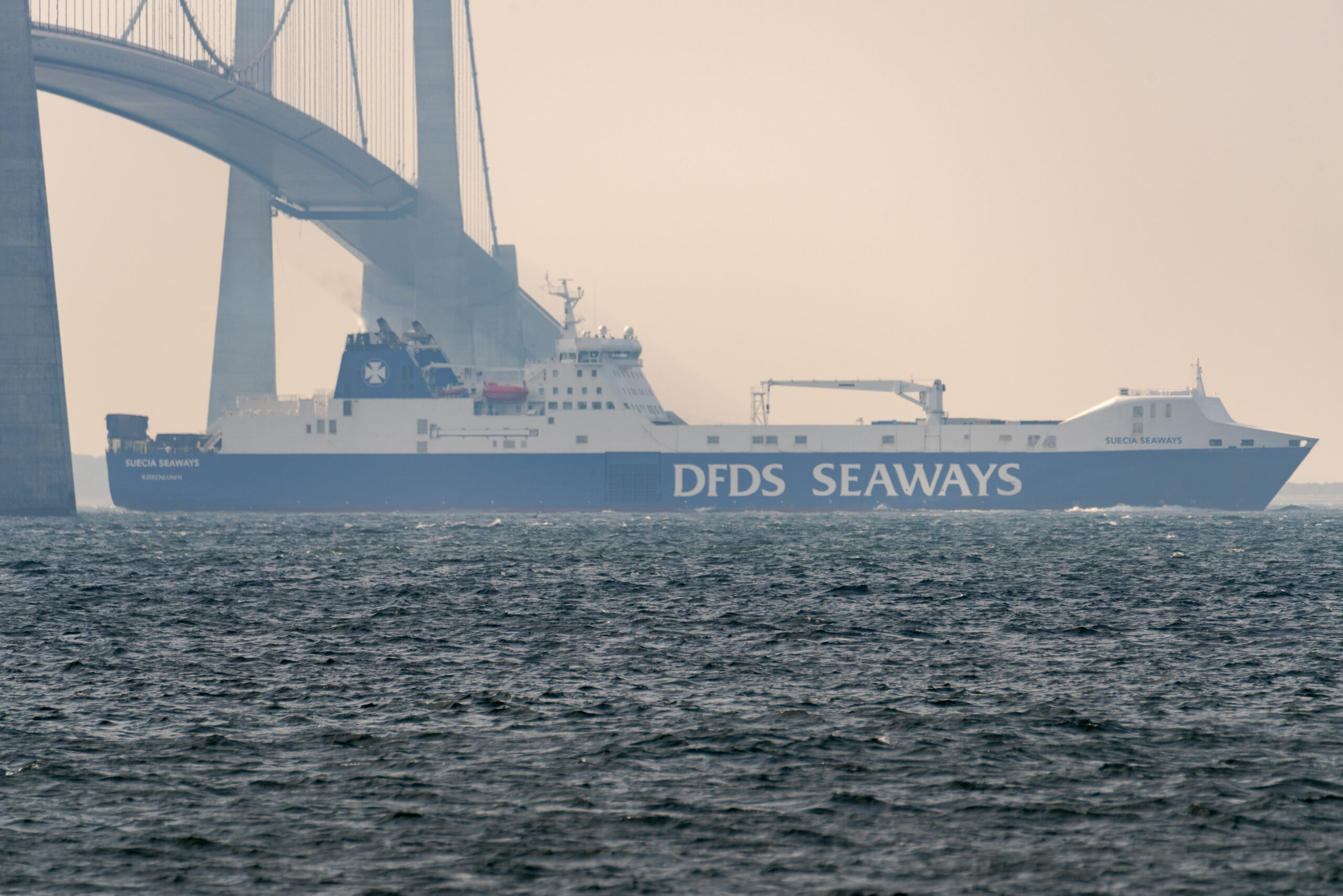Suecia Seaways nordgående i Storebælt d. 29. september 2017. Foto: Nicolaj D. Jepsen