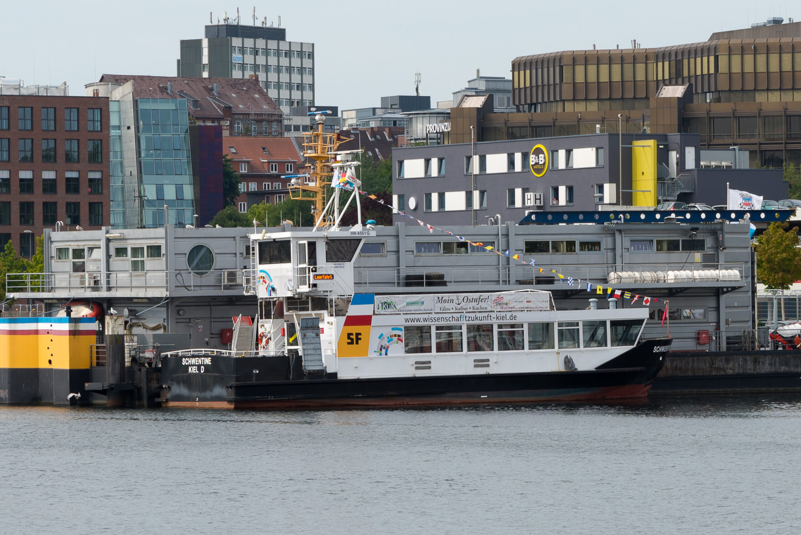 Schwentine i Kiel d. 31. juli 2018. Foto: Nicolaj D. Jepsen