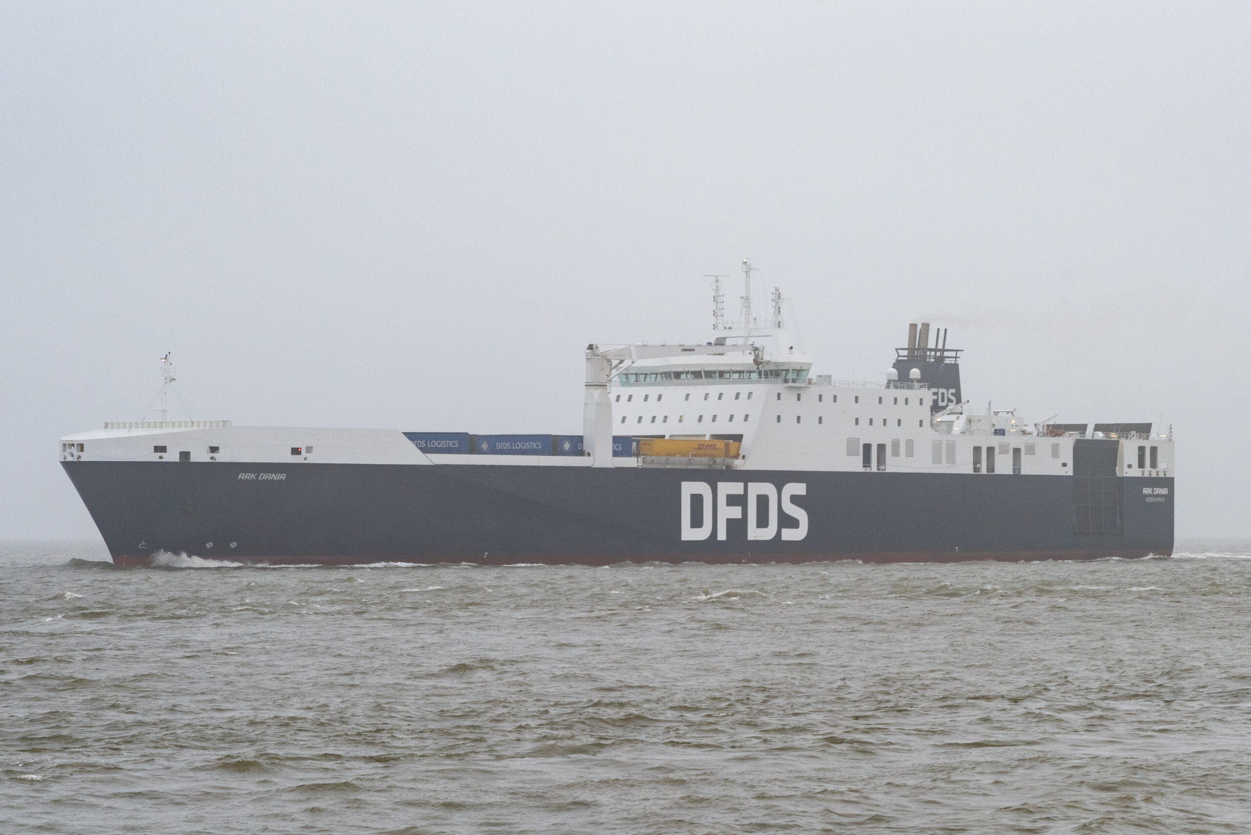 Ark Dania anløber Esbjerg d. 26. januar 2020. Foto: Nicolaj D. Jepsen