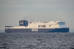Aura Seaways nordgående i Storebælt på vej til Lindø. Foto: Nicolaj D. Jepsen