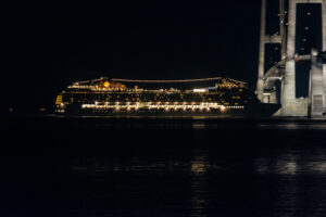 MSC Orchestra noesgående i Storebælt d. 4. juli 2015. Foto: Nicolaj D. Jepsen