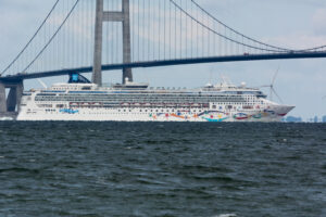 Norwegian Star nordgående i Storebælt d. 4. juli 2016. Foto: Nicolaj D. Jepsen