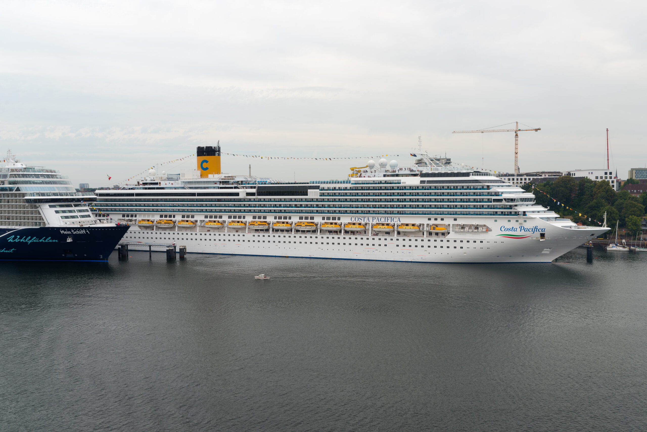 Costa Pacifica i Kiel d. 31. juli 2018. Foto: Nicolaj D. Jepsen