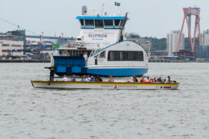Paddan 4 i Göteborg havn d. 8. august 2018. Foto: Nicolaj D. Jepsen